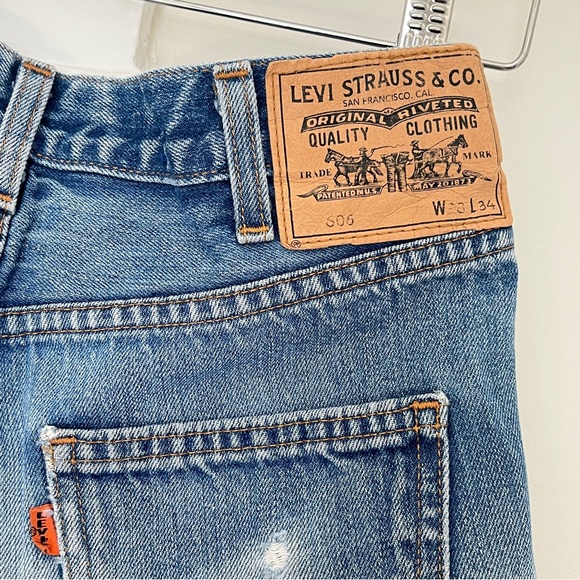 Levi's Denim - Levi’s 606 Orange Tab Jeans - Size 28